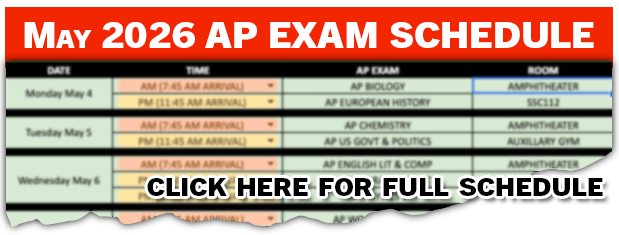 Banner for 2026 AP EXAM Testing