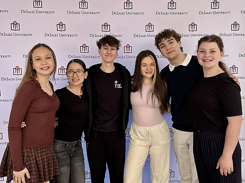 Liberty won TWO awards at the Pennsylvania Shakespeare Festival High School Shakespeare Competition held at DeSales University on March 7, 2026! The following students competed, thrice performing their monologues or partner scenes in front of adjudicators.  • Erika Broesicke (12) and Andrew Bays (12) — As You Like It Act III, Scene ii (Rosalind/Orlando) • Owen Smith (10) and Ella Sherman (11) — Hamlet Act III, Scene ii (Hamlet/Ophelia) • Jansarie Colon-Vicens (12) — Much Ado About Nothing Act IV, Scene i (Beatice) • Emma Hartzell (11) — Twelfth Night Act II, Scene ii (Viola) Erika, Andrew, and Jansarie were invited to perform their scenes at the closing showcase. Erika and Andrew won an award for Excellence in Shakespeare Performance Duo/Trio, and Liberty High School took home an Excellence in Shakespeare Performance Team Award!