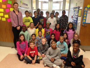 Scoop photographers with advisor, Miss Dowches