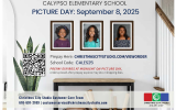 Picture Day Monday September 8, 2025