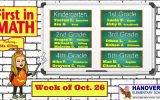 First in Math Winners Week of October 26th
