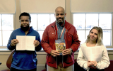 Juniors Anthony Thompson and Ivy Tharanoutis were acknowledged by Dr. Bailey on Friday for their essays that were published in the Sustainability Lehigh Valley: Youth Voices Issue Fall 2021.