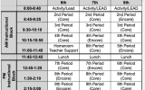 Tuesday-Friday Short-Term Remote Learning Zoom Class Schedule for All Students